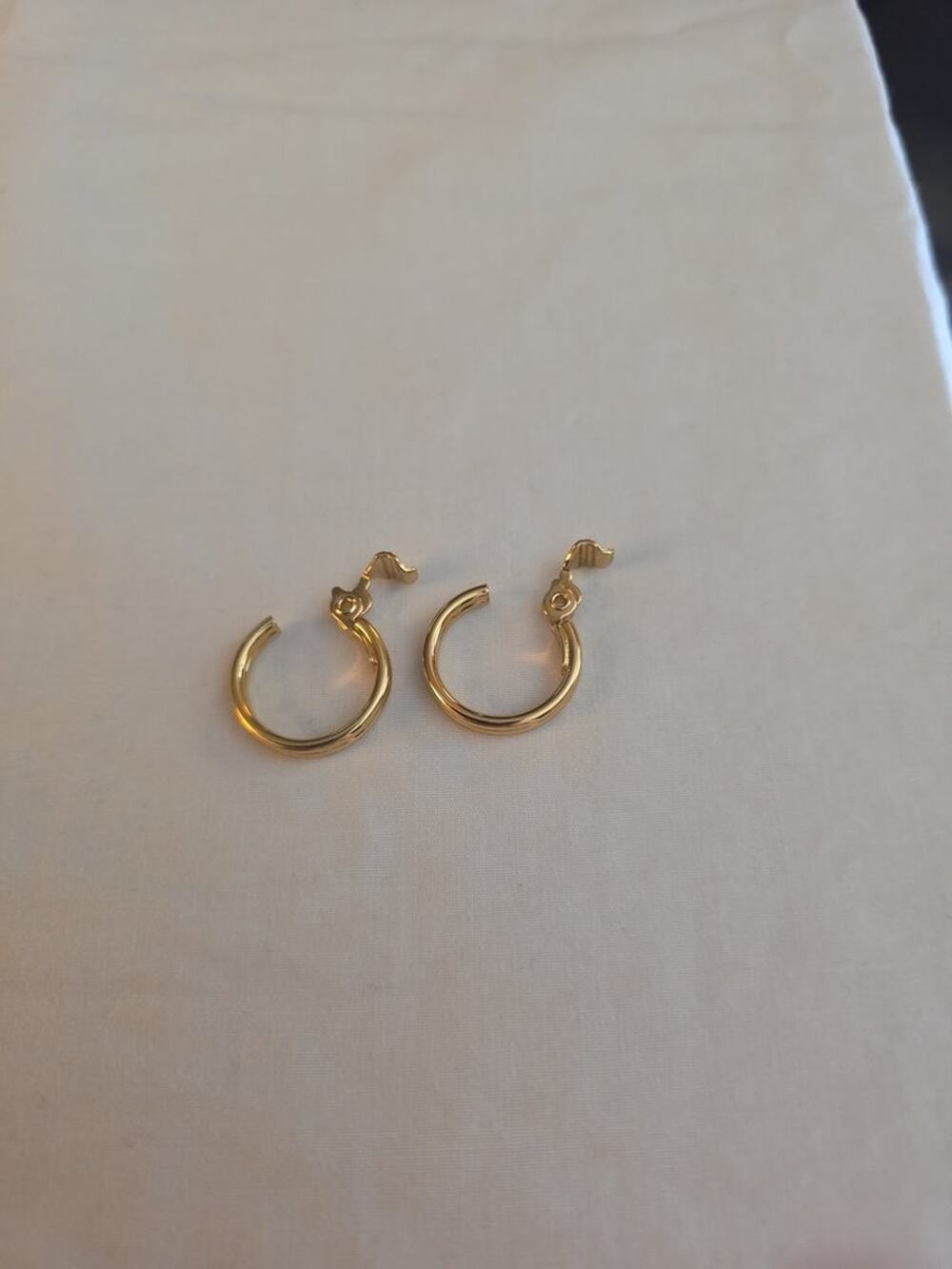 Monet Gold-Tone Hoop Earrings Clio